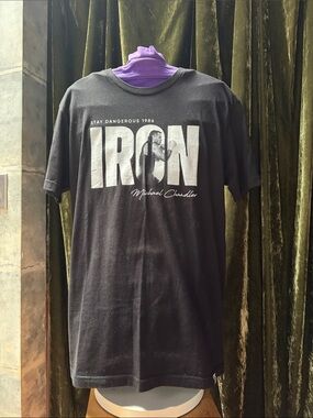 Kid Dangerous Black T-Shirt with White IRON Logo